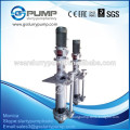 High quality sucking vertical sand mining submersible slurry pump